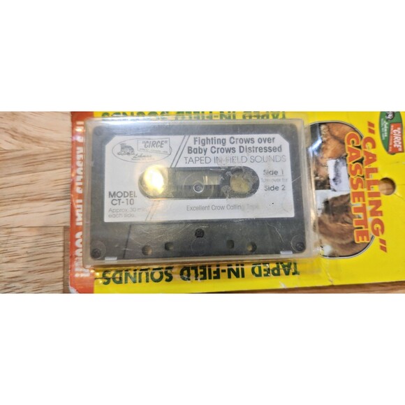 Vtg Lohman Game Calling Cassette Fighting Crows, Baby Crows Distressed CT-10 - Picture 2 of 4
